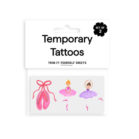 Ballerinas Temporary Tattoos