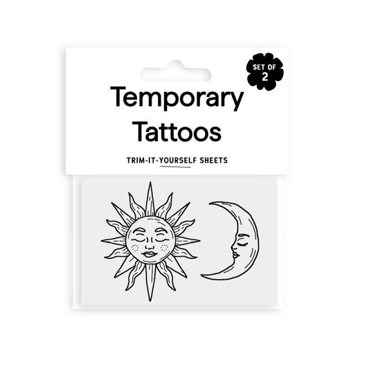 Sun + Moon Temporary Tattoos