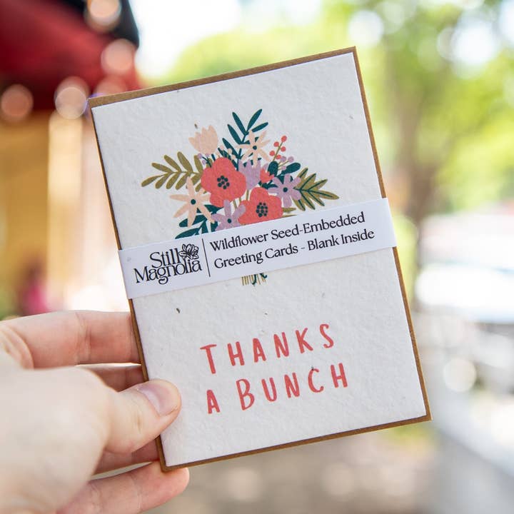 Thanks a Bunch Plantable Wildflower Seeded Card