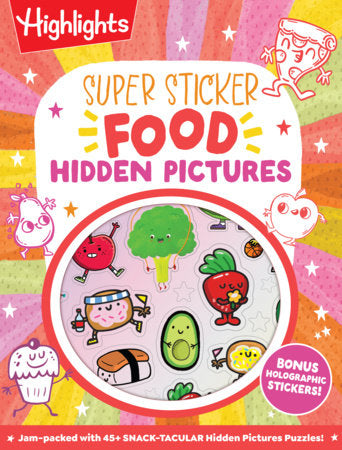 Highlights Super Sticker Food Hidden Pictures