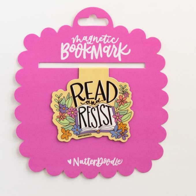 Read and Resist Magnetic Bookmark