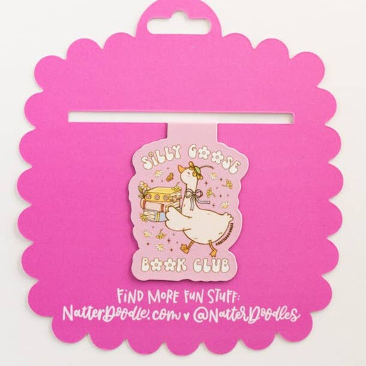 Silly Goose Book Cub Magnetic Bookmark