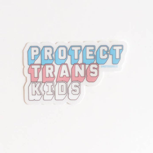 Protect Trans Kids Vinyl Sticker