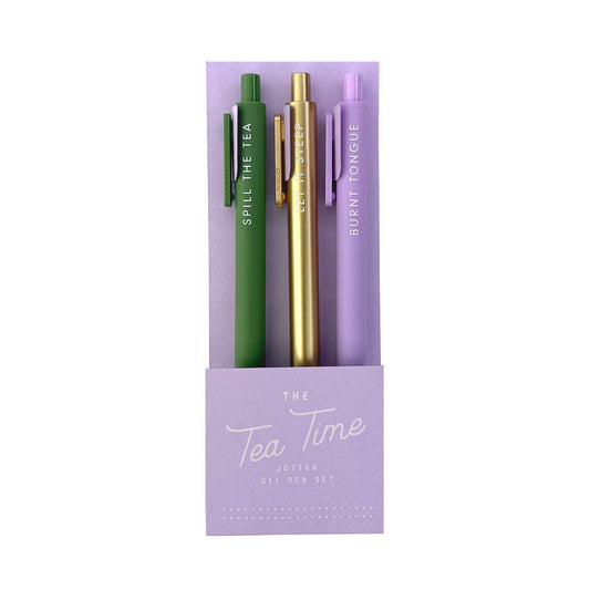 The Tea Time Jotter Gel Pen Set