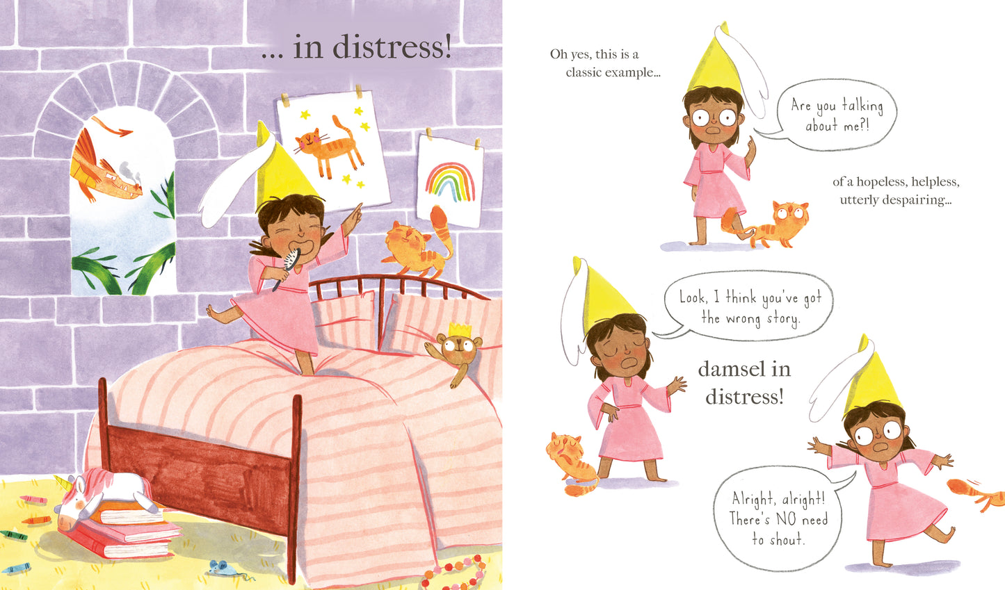 A Damsel Not in Distress!