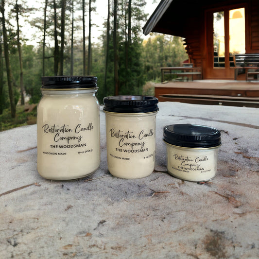 The Woodsman Soy Candle