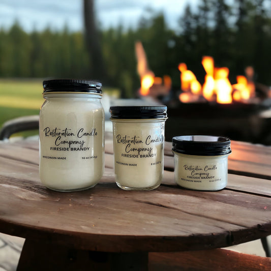 Fireside Brandy Soy Candle