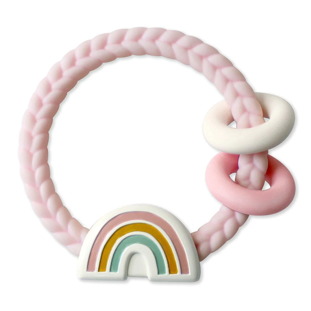 Two-in-One Silicone Rattle + Teether