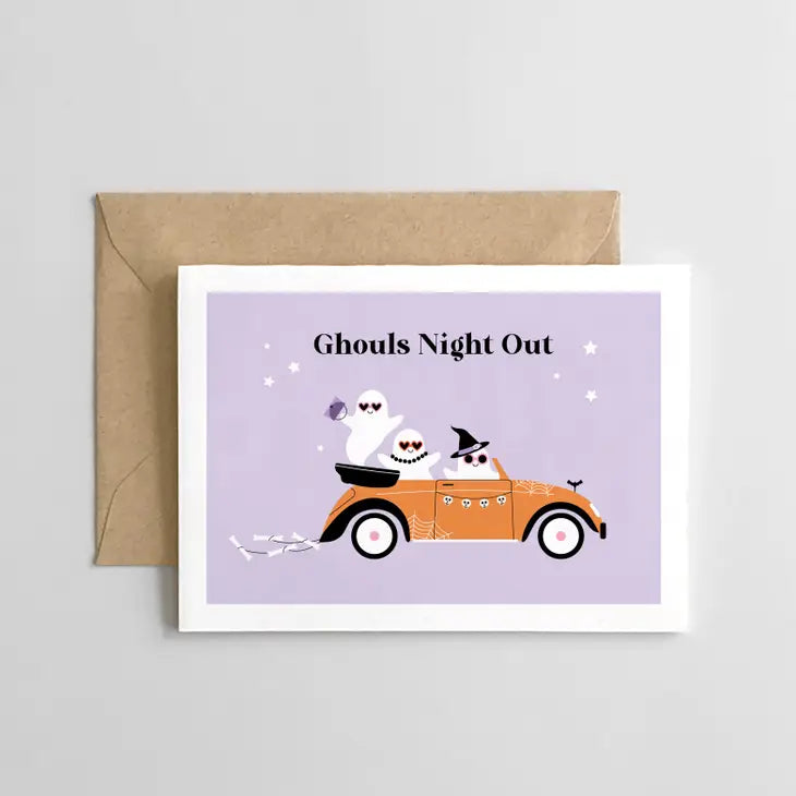 Ghouls Night Out Halloween Card
