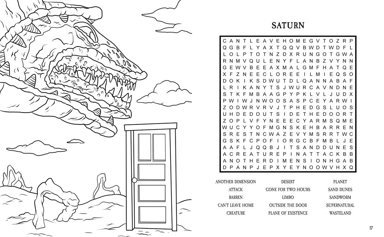 Beetlejuice Word Search, Quips, Quotes, and Coloring Book