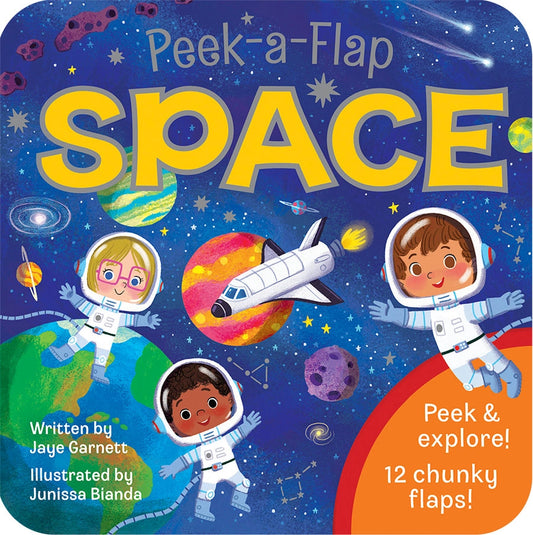 Peek-A-Flap Space Board Book