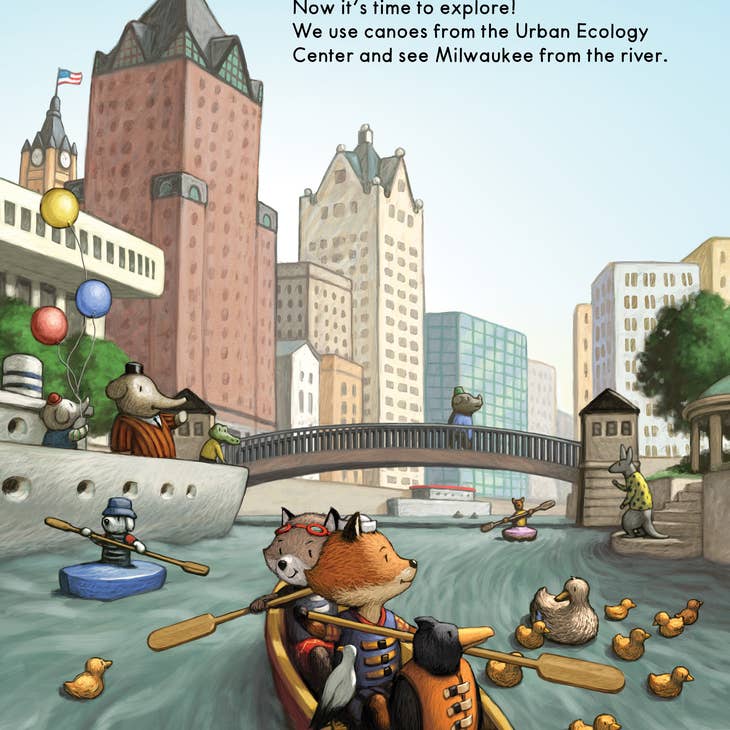 Lulu & Rocky in Milwaukee Hardcover Picture Book
