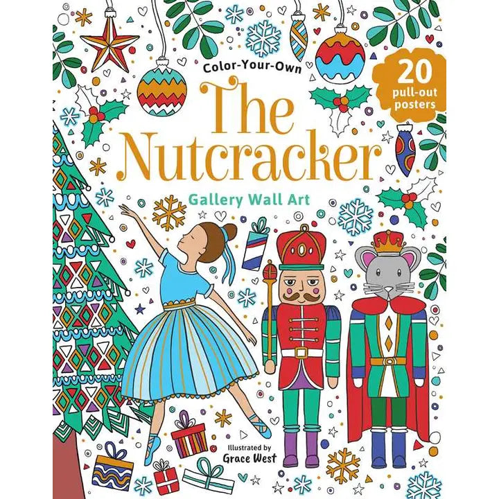 Nutcracker: Color-Your-Own Gallery Wall Art