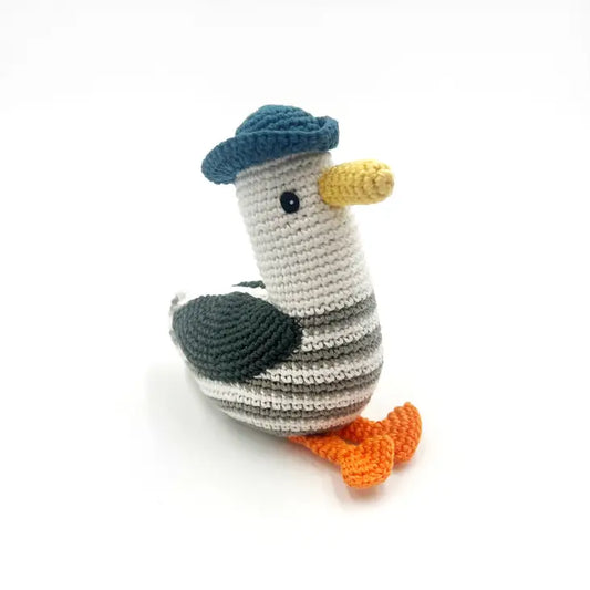 Seagull Crochet Rattle