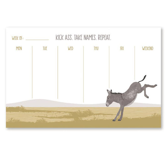 Kick Ass Weekly Planner