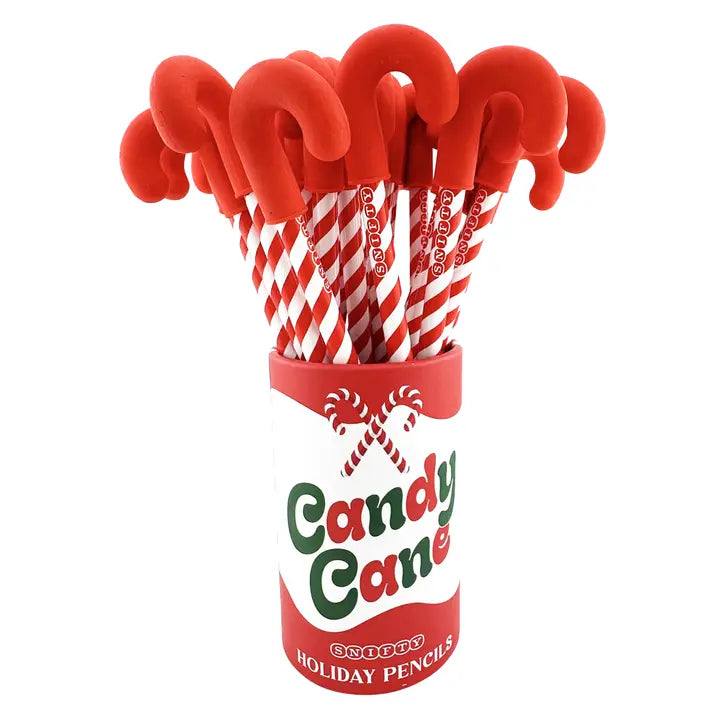 Candy Cane Holiday Pencil