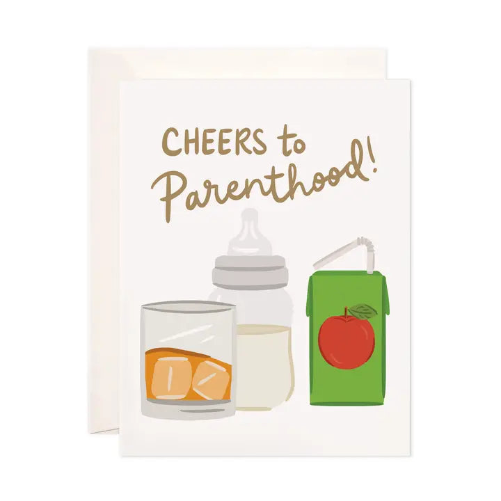 Cheers to Parenthood Greeting Card