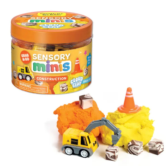 Sensory Mini Play Kit Jar with Cloud Clay