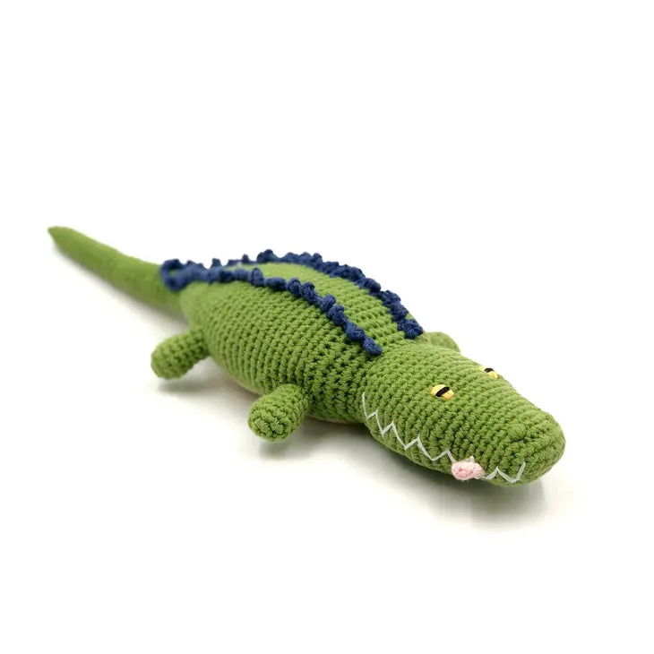 Crocodile Crochet Rattle