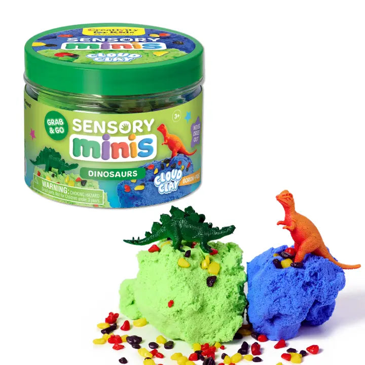 Sensory Mini Play Kit Jar with Cloud Clay