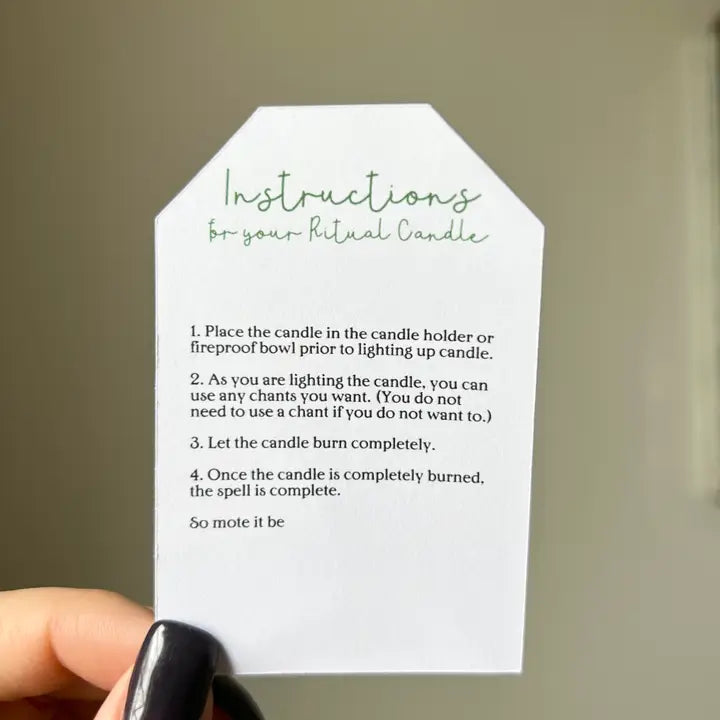 Letting Go Ritual Candles