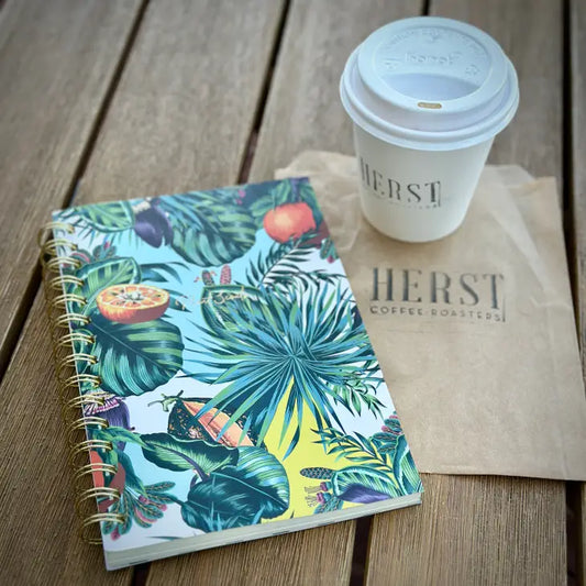 Tropical Plants Spiral Lined Notebook