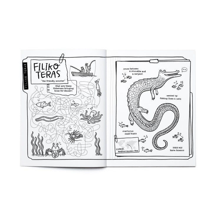 Legendary Monsters Coloring & Activity Book
