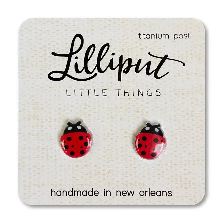Ladybug Earrings