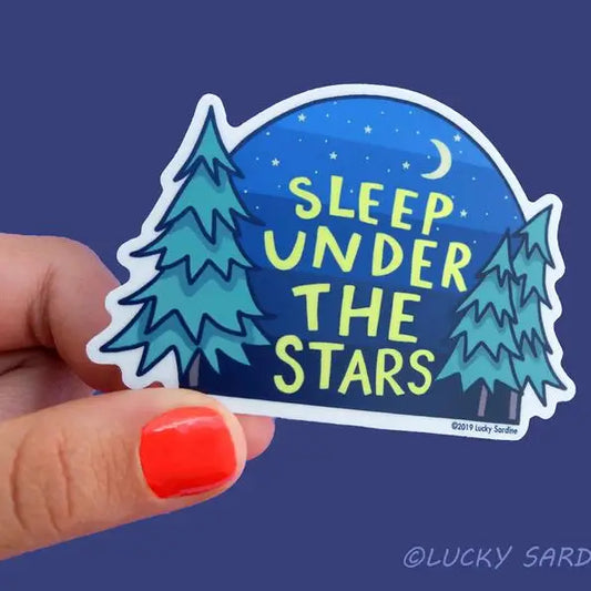 Sleep Under the Stars Vinyl Sticker