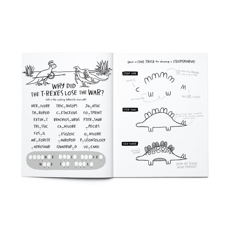 Dinosaurs Coloring & Activity Book