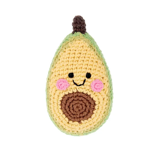 Avocado Crochet Rattle