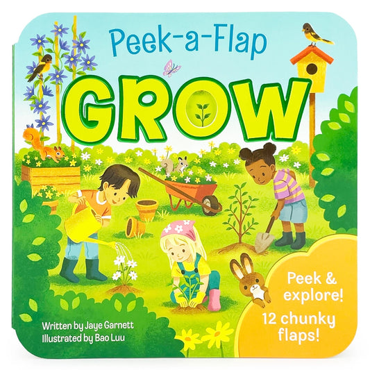 Peek-A-Flap Grow Board Book