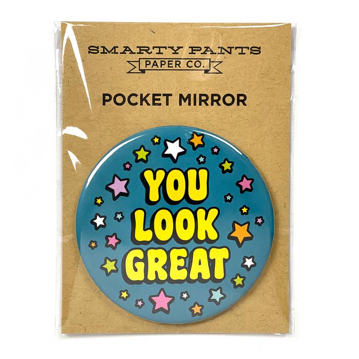 You Look Great Pocket Mirror