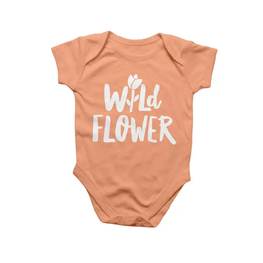 Wild Flower Baby Onesie