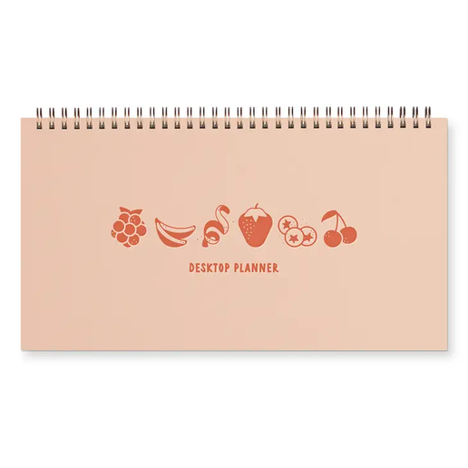 Fruit Grid Undated Desktop Weekly Planner