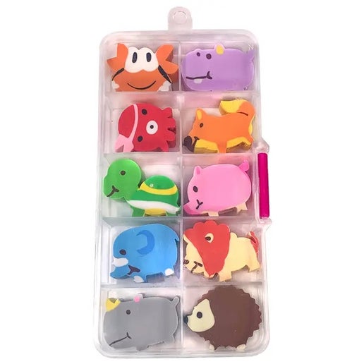 Creatures Pencil Topper Eraser Set