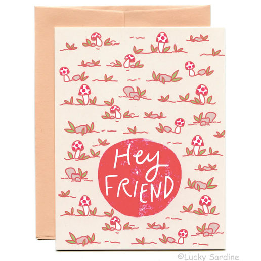 Mushroom & Toadstool Friendship Card