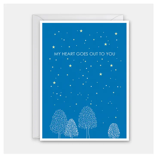 Night Sky Sympathy Card