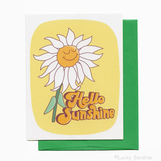 Hello Sunshine Daisy Card
