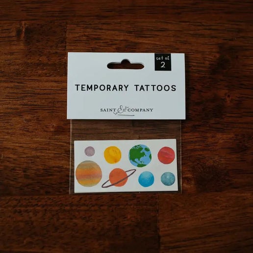 Outer Space Temporary Tattoos