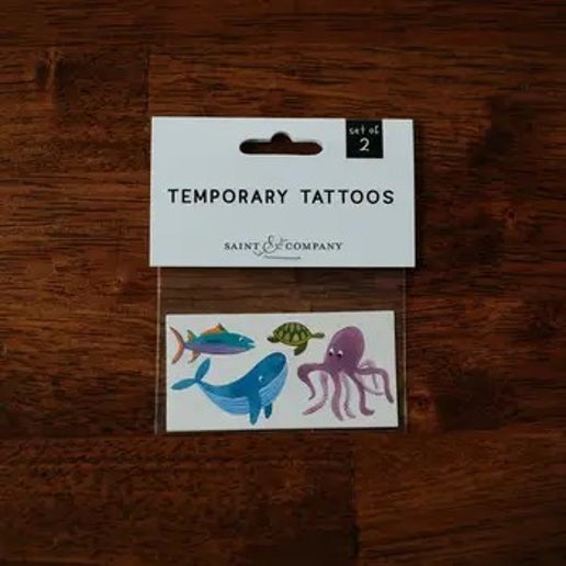 Wild Sea Temporary Tattoos