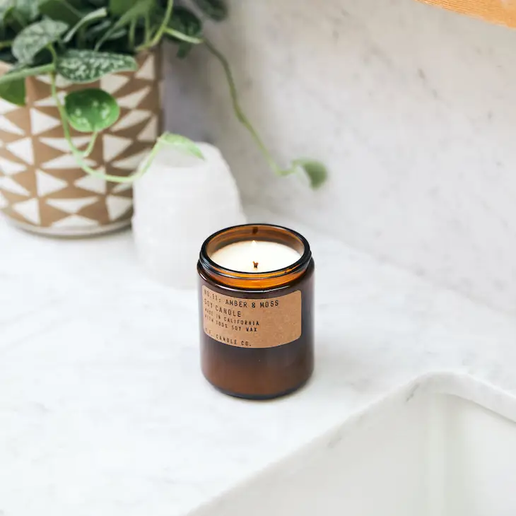 Amber & Moss Soy Candle - 7.2 oz