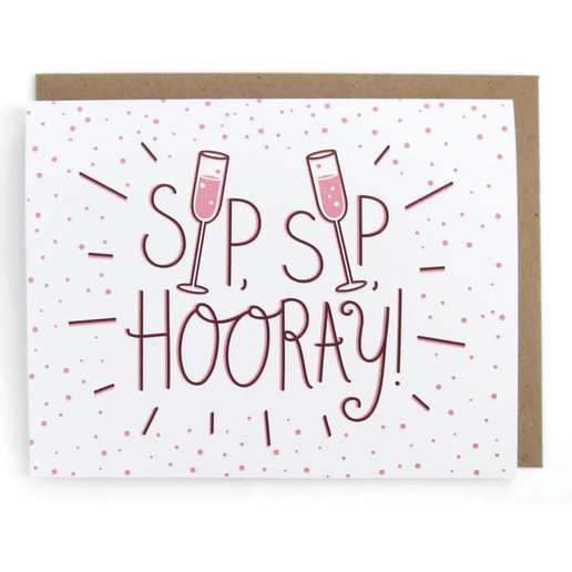 Sip Sip Hooray Card