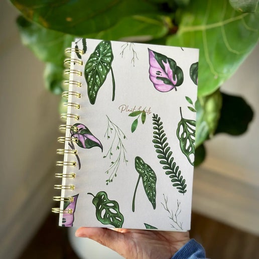 House Plants Spiral Lined Notebook