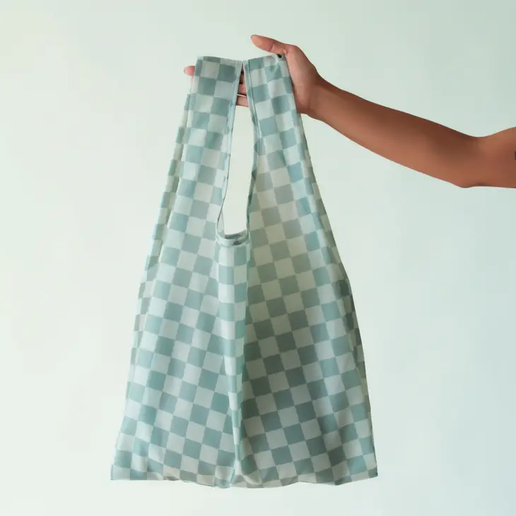 Checkered Reusable Tote Bag