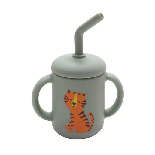 Tiger Straw Sippy Cup