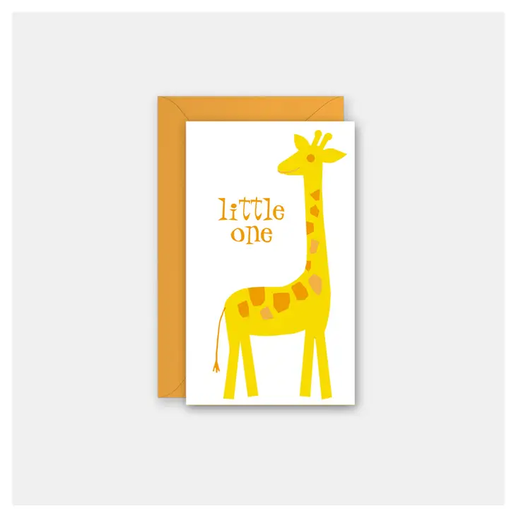 Giraffe Baby Mini Card