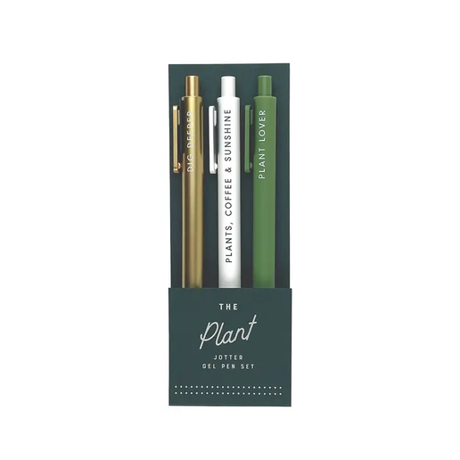 Plant Lover Jotter Gel Pen Set